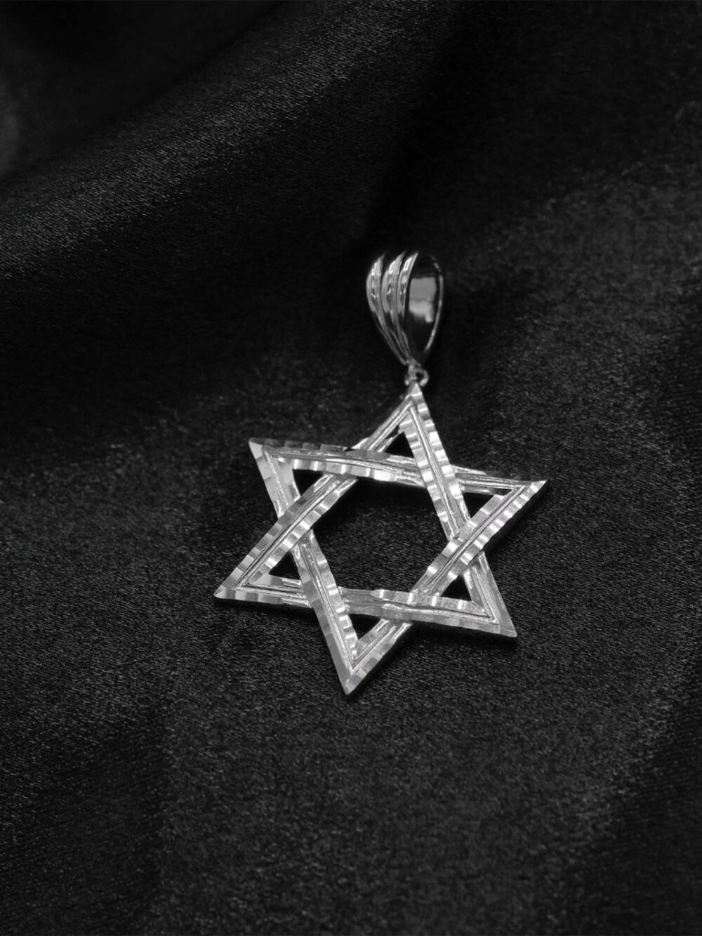 925 Sterling Silver Star of David Pendant